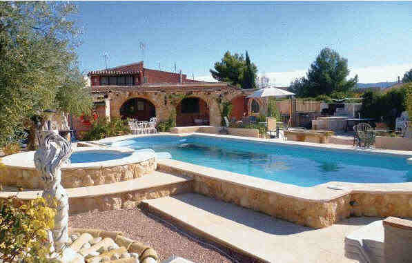 Holiday-Home-Pedania-Pool large villas 