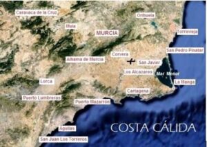 Costa Calida Map