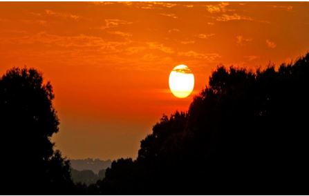Sunset in Extremadura