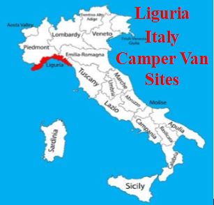 Liguria Italy Camper Van Sites