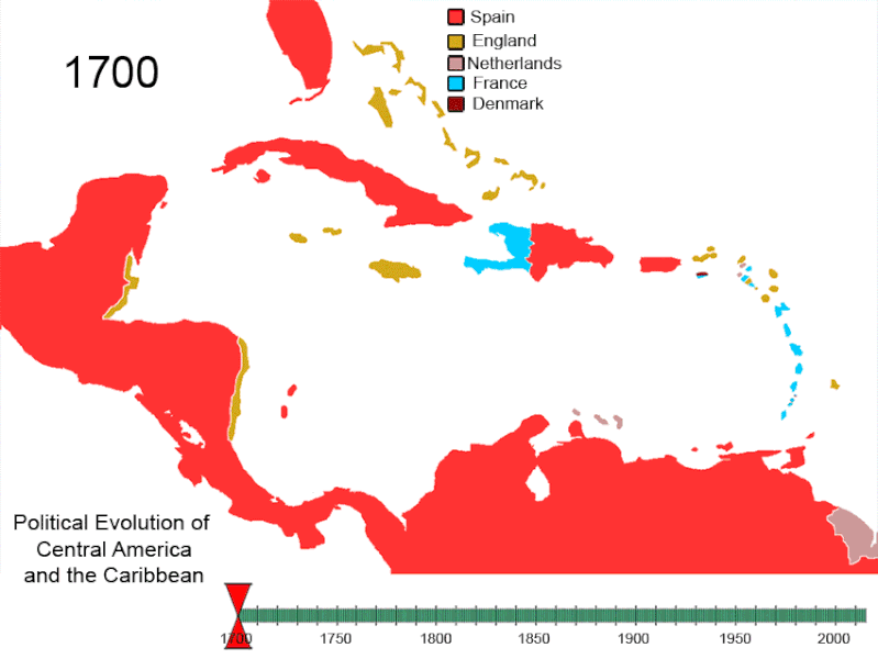File:Political Evolution of Central America and the Caribbean 1700 and on.gif