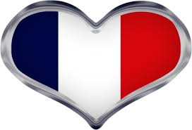 France French love flag