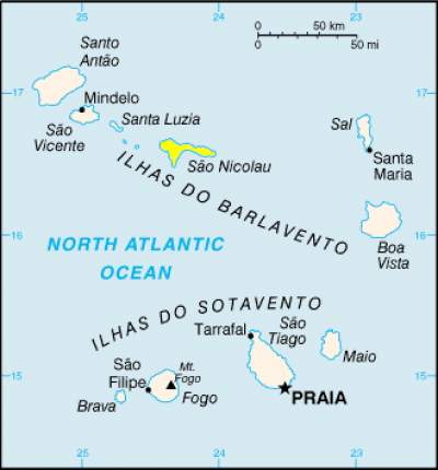 Sao Nicolau Map