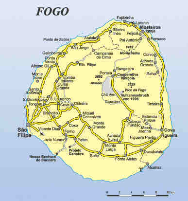 Fogo Island Map