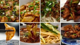 Chinese food selection